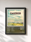 #noir Tableau de l'album The Thread That Keeps Us de Calexico, cadre noir, imprimé et encadré en France