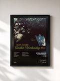 #noir Tableau de l'album Another Wednesday de Ryan Adams, cadre noir, imprimé et encadré en France