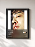 #noir Tableau de l'album Fatal Album Ⅲ de Giriboy, cadre noir, imprimé et encadré en France