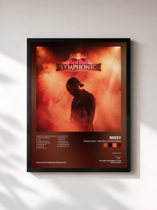 reezy · PIANO REEZ - RED BULL SYMPHONIC — Affiche encadrée