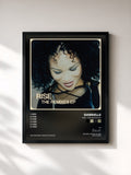 #noir Tableau de l'album Rise - The Remixes EP de Gabrielle, cadre noir, imprimé et encadré en France
