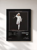 #noir Tableau de l'album All This and Heaven Too de Andrew Gold, cadre noir, imprimé et encadré en France