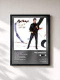 #noir Tableau de l'album Sex and the Single Man de Ray Parker Jr., cadre noir, imprimé et encadré en France