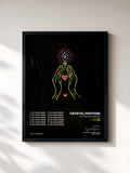 #noir Tableau de l'album In Your Arms Remixes de Crystal Fighters, cadre noir, imprimé et encadré en France