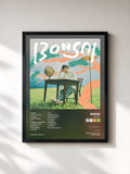 #noir Tableau de l'album BONSAI de imase, cadre noir, imprimé et encadré en France
