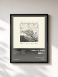 #noir Tableau de l'album Time Is a Riddle de Luke Sital-Singh, cadre noir, imprimé et encadré en France