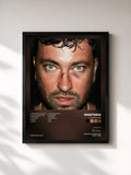 #noir Tableau de l'album 5. DIMENSION de Marteria, cadre noir, imprimé et encadré en France