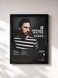 #noir Tableau de l'album Armada Invites (In The Mix): Mason de Mason, cadre noir, imprimé et encadré en France