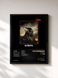 #noir Tableau de l'album The Raven de The Stranglers, cadre noir, imprimé et encadré en France