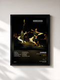 #noir Tableau de l'album In The Spirit Of Things de Kansas, cadre noir, imprimé et encadré en France