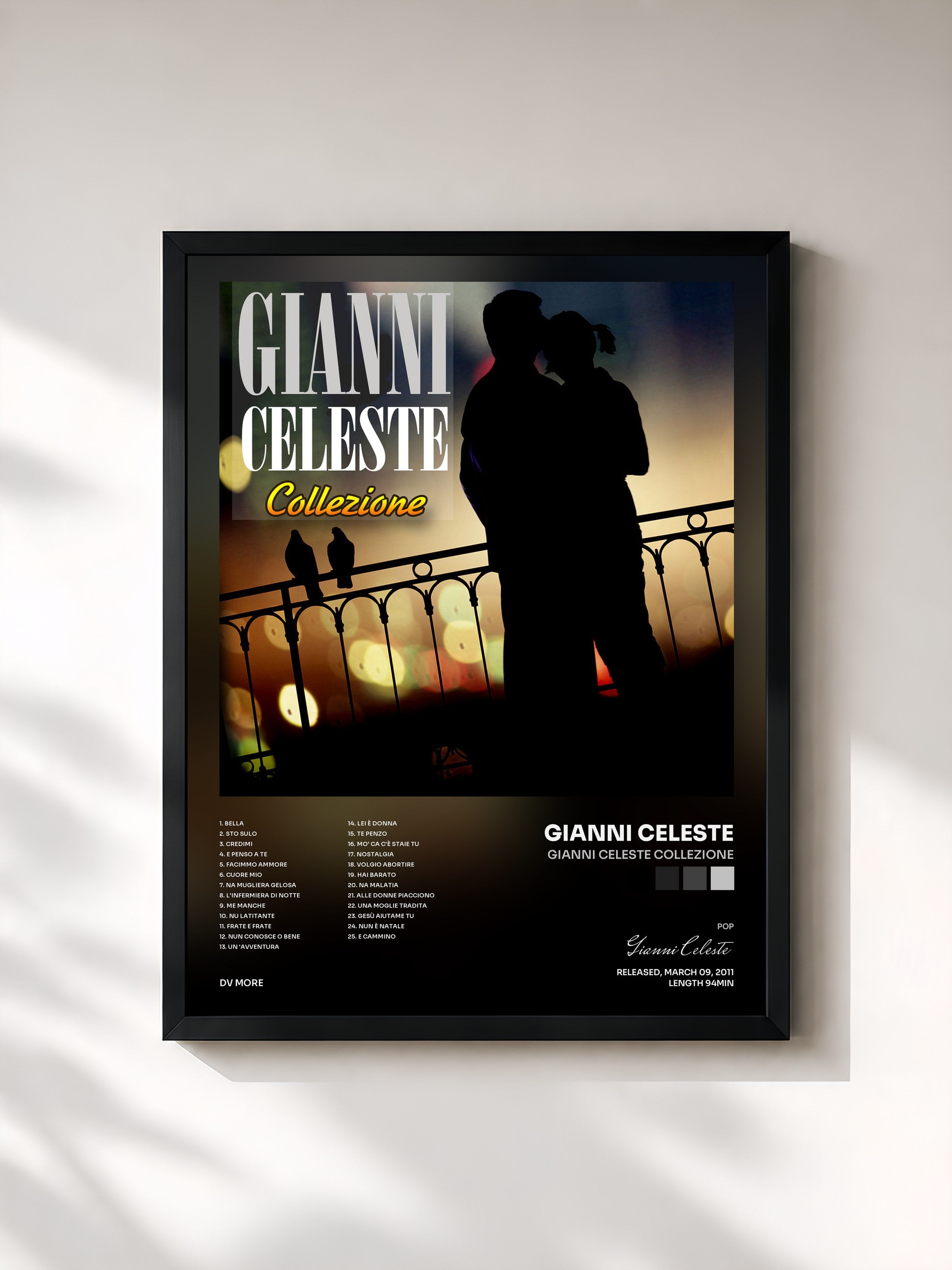 #noir Tableau de l'album Gianni Celeste Collezione de Gianni Celeste, cadre noir, imprimé et encadré en France