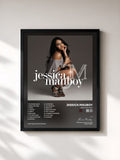 #noir Tableau de l'album Been Waiting de Jessica Mauboy, cadre noir, imprimé et encadré en France