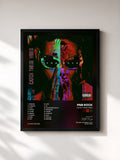 #noir Tableau de l'album Catch These Vibes de PnB Rock, cadre noir, imprimé et encadré en France