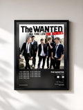 #noir Tableau de l'album All Time Low (Remixes) de The Wanted, cadre noir, imprimé et encadré en France