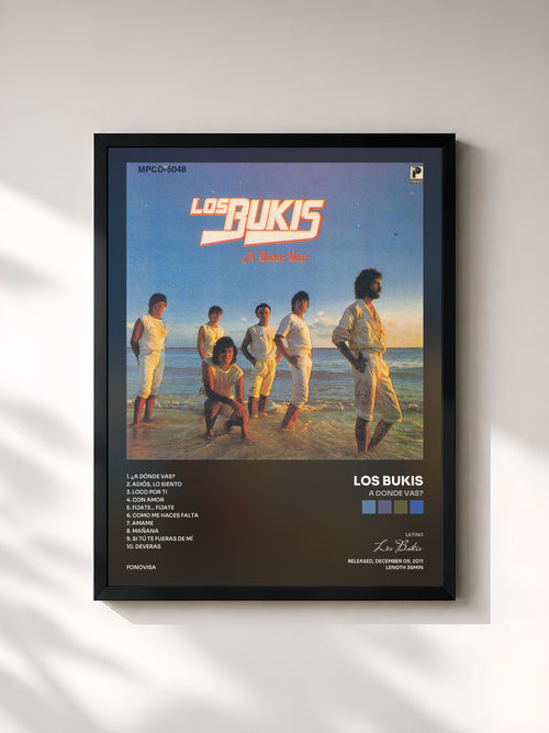 Los Bukis · A Donde Vas? — Affiche encadrée