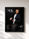 #noir Tableau de l'album Un'altra direzione de Nek, cadre noir, imprimé et encadré en France