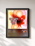 #noir Tableau de l'album In Search of Better Days de Incognito, cadre noir, imprimé et encadré en France