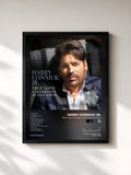 #noir Tableau de l'album True Love: A Celebration Of Cole Porter de Harry Connick Jr., cadre noir, imprimé et encadré en France