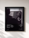 #noir Tableau de l'album Stenen & Liquide de Frsh, cadre noir, imprimé et encadré en France