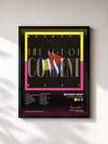 #noir Tableau de l'album The Age of Consent de Bronski Beat, cadre noir, imprimé et encadré en France