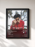 #noir Tableau de l'album There And Back Again de Eric Nam, cadre noir, imprimé et encadré en France