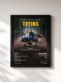 #noir Tableau de l'album Trying: Season 3 (Apple TV Original Series Soundtrack) de Bear's Den, cadre noir, imprimé et encadré en France