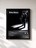#noir Tableau de l'album Hot House Flowers de Wynton Marsalis, cadre noir, imprimé et encadré en France