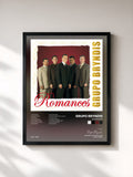 #noir Tableau de l'album Romances de Grupo Bryndis, cadre noir, imprimé et encadré en France