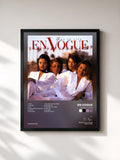 #noir Tableau de l'album Born to Sing de En Vogue, cadre noir, imprimé et encadré en France