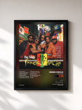 #noir Tableau de l'album Big Tings de Inner Circle, cadre noir, imprimé et encadré en France
