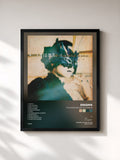 #noir Tableau de l'album The Screen Behind The Mirror de Enigma, cadre noir, imprimé et encadré en France