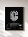 #noir Tableau de l'album Gangsta Art de Yo Gotti, cadre noir, imprimé et encadré en France