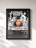 #noir Tableau de l'album Space Cadet de beabadoobee, cadre noir, imprimé et encadré en France
