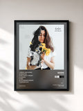 #noir Tableau de l'album Human de dodie, cadre noir, imprimé et encadré en France