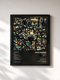 #noir Tableau de l'album Love Story de Back Number, cadre noir, imprimé et encadré en France