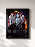 #noir Tableau de l'album Colors (Remixes - Pack 2) de Gryffin, cadre noir, imprimé et encadré en France