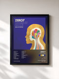 #noir Tableau de l'album When It Falls (Special Edition) de Zero 7, cadre noir, imprimé et encadré en France