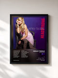 #noir Tableau de l'album Headstrong de Ashley Tisdale, cadre noir, imprimé et encadré en France