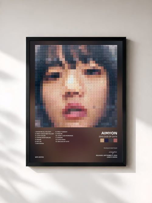 aimyon · Jealous of Cats — Affiche encadrée