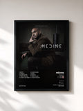 #noir Tableau de l'album Made In de Médine, cadre noir, imprimé et encadré en France