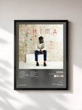 #noir Tableau de l'album Von Steinen & Elefanten de Chima, cadre noir, imprimé et encadré en France