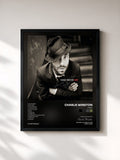 #noir Tableau de l'album Hobo de Charlie Winston, cadre noir, imprimé et encadré en France