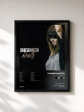 #noir Tableau de l'album Directo de Vanesa Martín, cadre noir, imprimé et encadré en France