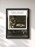 #noir Tableau de l'album Between Two Fires (Expanded Edition) de Paul Young, cadre noir, imprimé et encadré en France