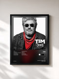 #noir Tableau de l'album 20-20-20 de Tim, cadre noir, imprimé et encadré en France