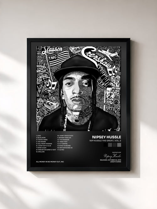 Nipsey Hussle · Nip Hussle the Great, Vol. 2 — Affiche encadrée