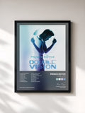 #noir Tableau de l'album Double Vision (Deluxe Edition) de Prince Royce, cadre noir, imprimé et encadré en France