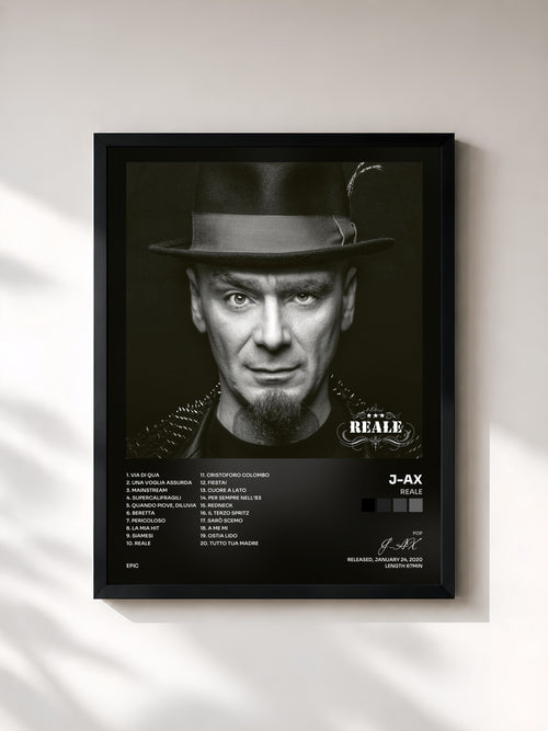 J-AX · ReAle — Affiche encadrée