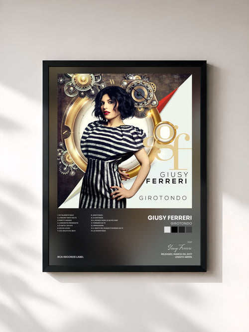 Giusy Ferreri · Girotondo — Affiche encadrée