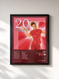 #noir Tableau de l'album Originales - 20 Exitos de Fey, cadre noir, imprimé et encadré en France